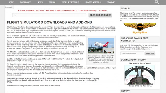 Free fsx aircraft downloads